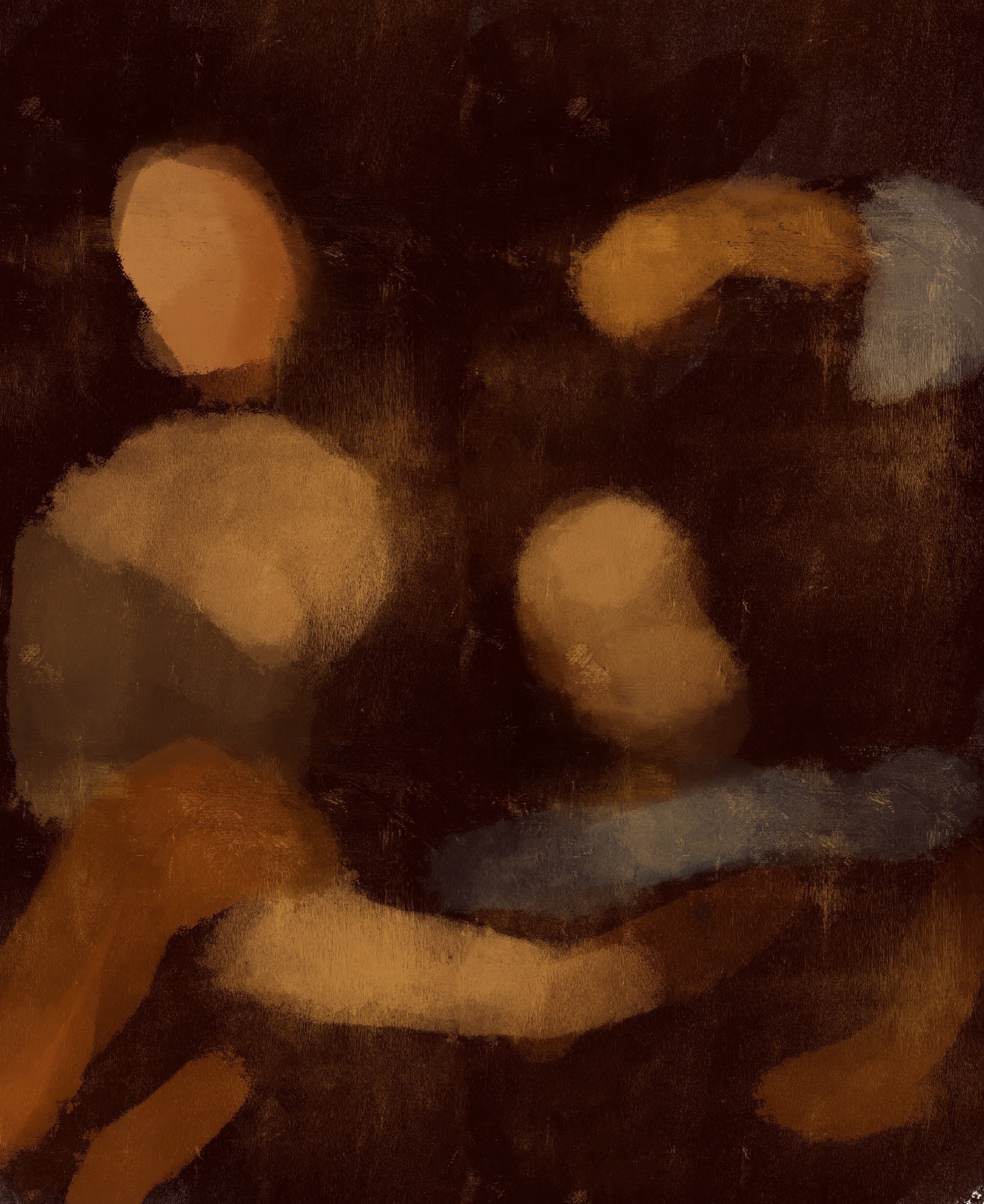 Painings found in the first room of the museum, inspired by the Baroque period